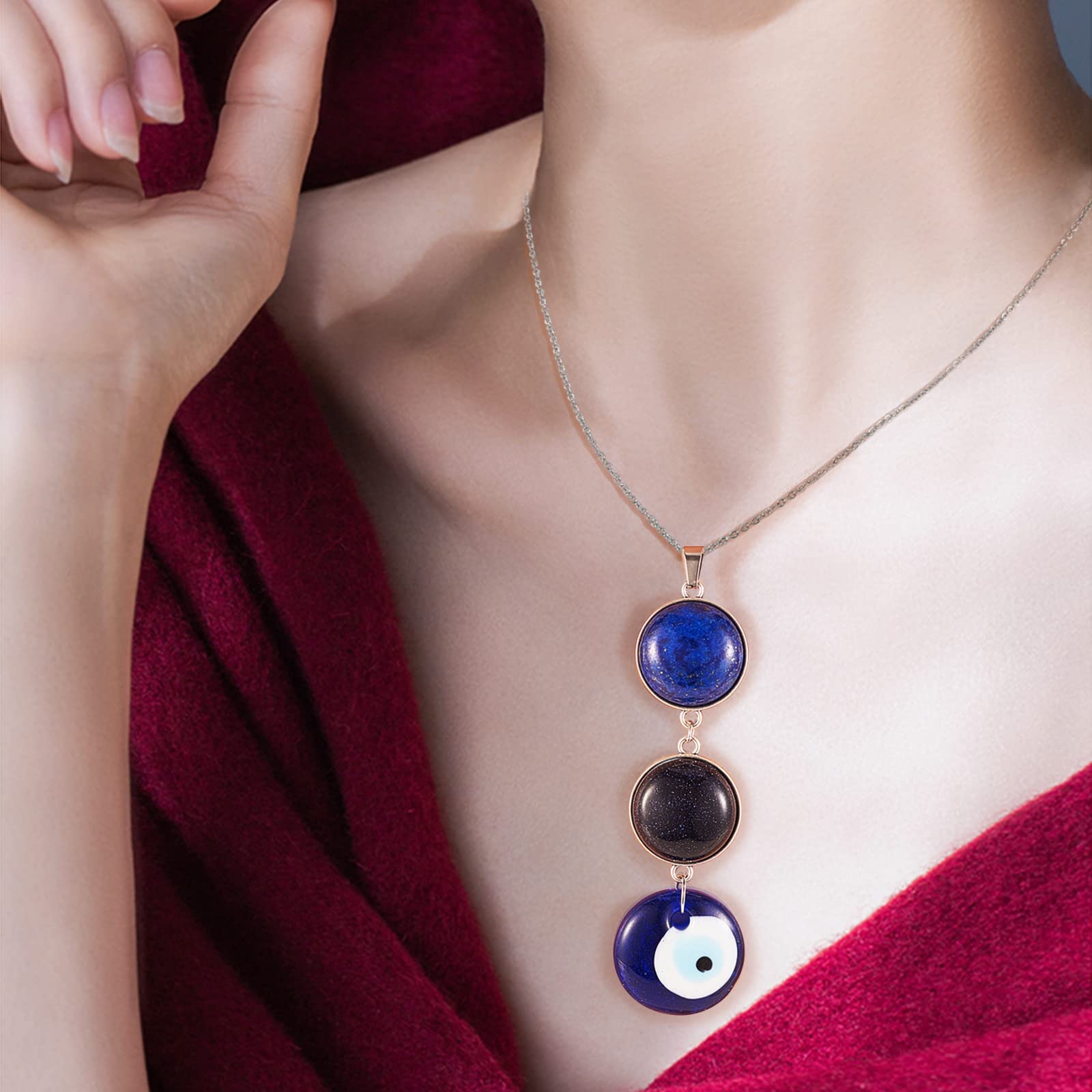 BEEFLYING 10 Pcs Natural & Synthetic Gemstone Cabochons Flat Back Gemstones Cabochons Half Round No Hole Stone Beads for Jewelry Making Crafts Supplies - Image 7