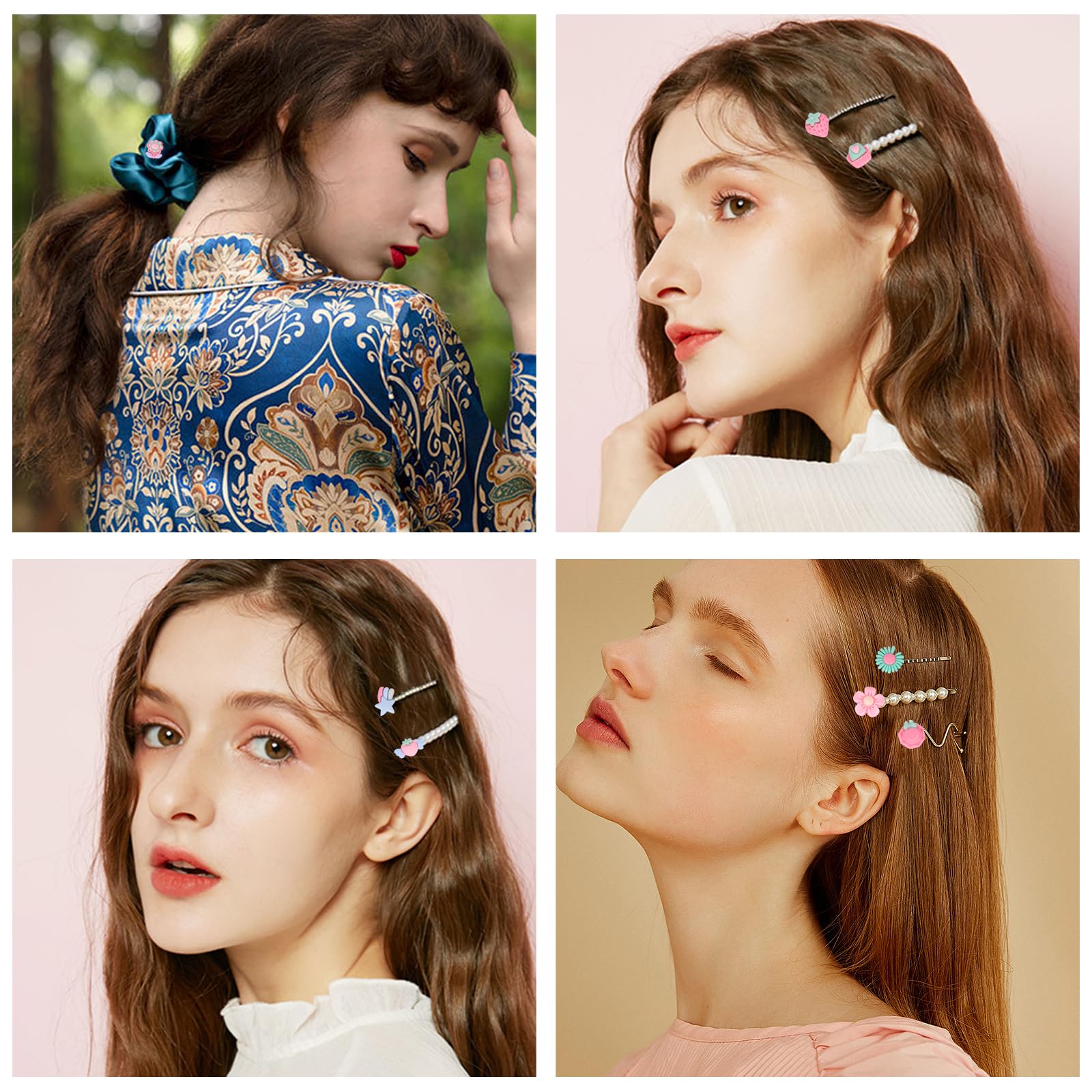 BEEFLYING 100 Pcs Cartoon Resin Charms Flower Carrot Flatback Embellishment Painted Cabochons Assorted Slime Charms for DIY Decor Scrapbooking Crafts Supplies - Image 6