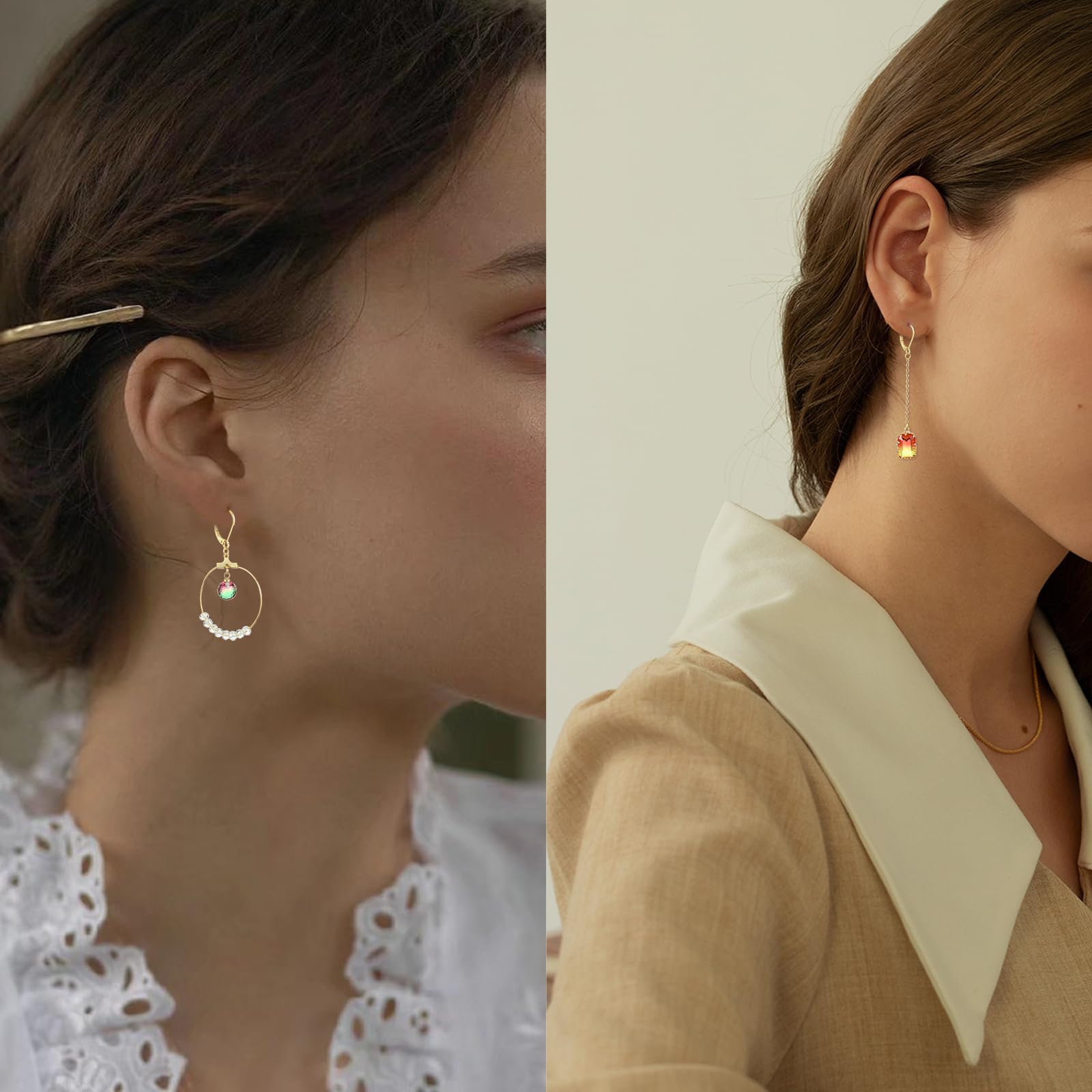 BEEFLYING 40pcs 304 Stainless Steel Leverback Earring Hoops Real 18K Gold Plated Earring Hooks for DIY Earring Jewelry Making - Image 5