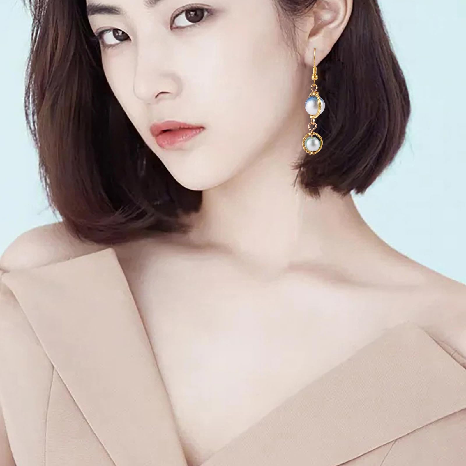 BEEFLYING 40pcs Double Hole Bead Round Frames Links Connectors for Beading Jewelry Making Crafts Assortments Necklaces, Bracelets, Earrings, Keychains, Golden - Image 7