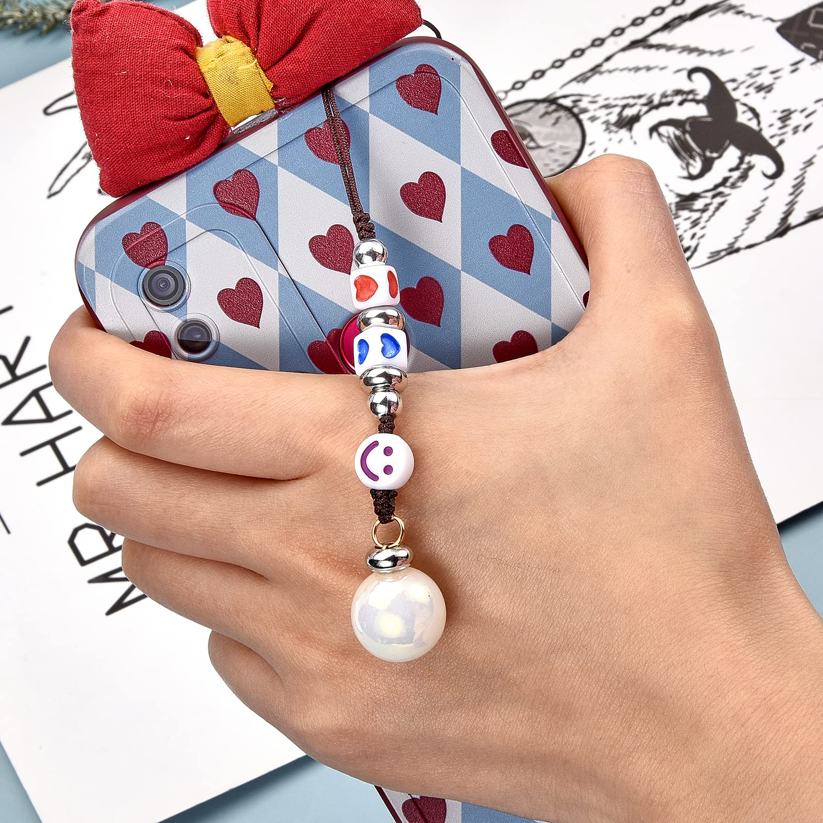 BEEFLYING 8mm Gold Smooth Round Spacer Beads Rondelle Large Hole Loose Beads for Bracelet Necklace Jewelry DIY Crafts Making - Image 8