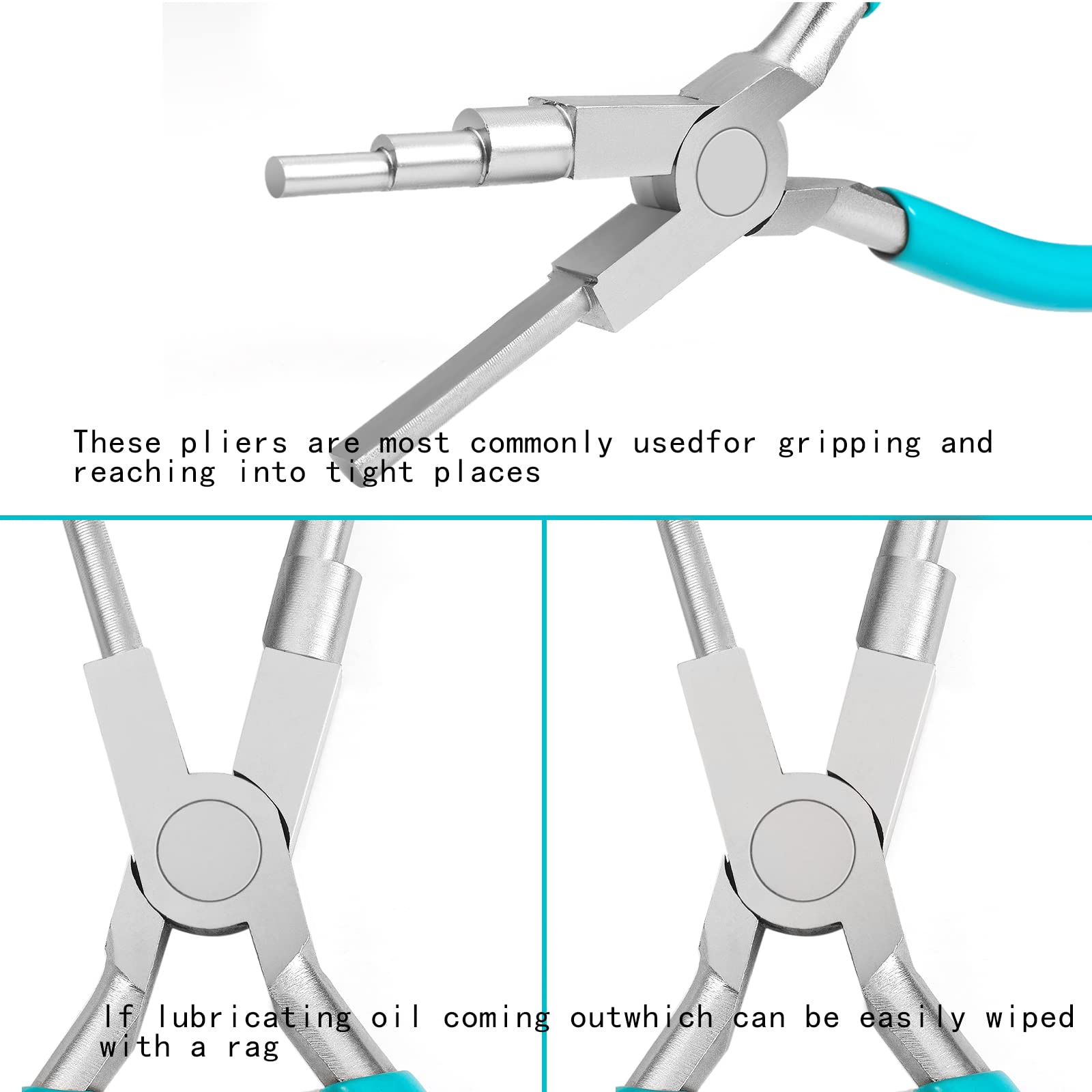 BEEFLYING Carbon Steel Wire Wrapping Pliers 3-Step Wire Looping Tool Bail Making Pliers for Jewelry Wire Wrapping and Jump Ring Forming - Image 4