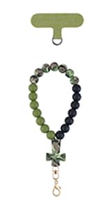 BEEFLYING Silicone Beaded Phone Wrist Strap with Cross, Cellphone Lanyard with Tether Tab, Elastic Hands-Free Bracelet - Image 7